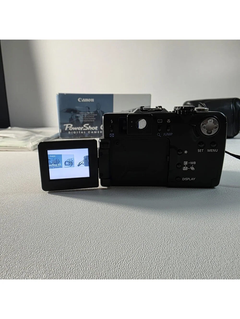 Canon PowerShot G1 3.2MP Digital Camera SD Card & Case Tested Works